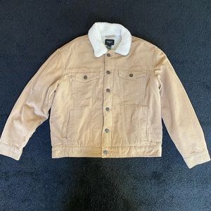 Borg collar Button jacket